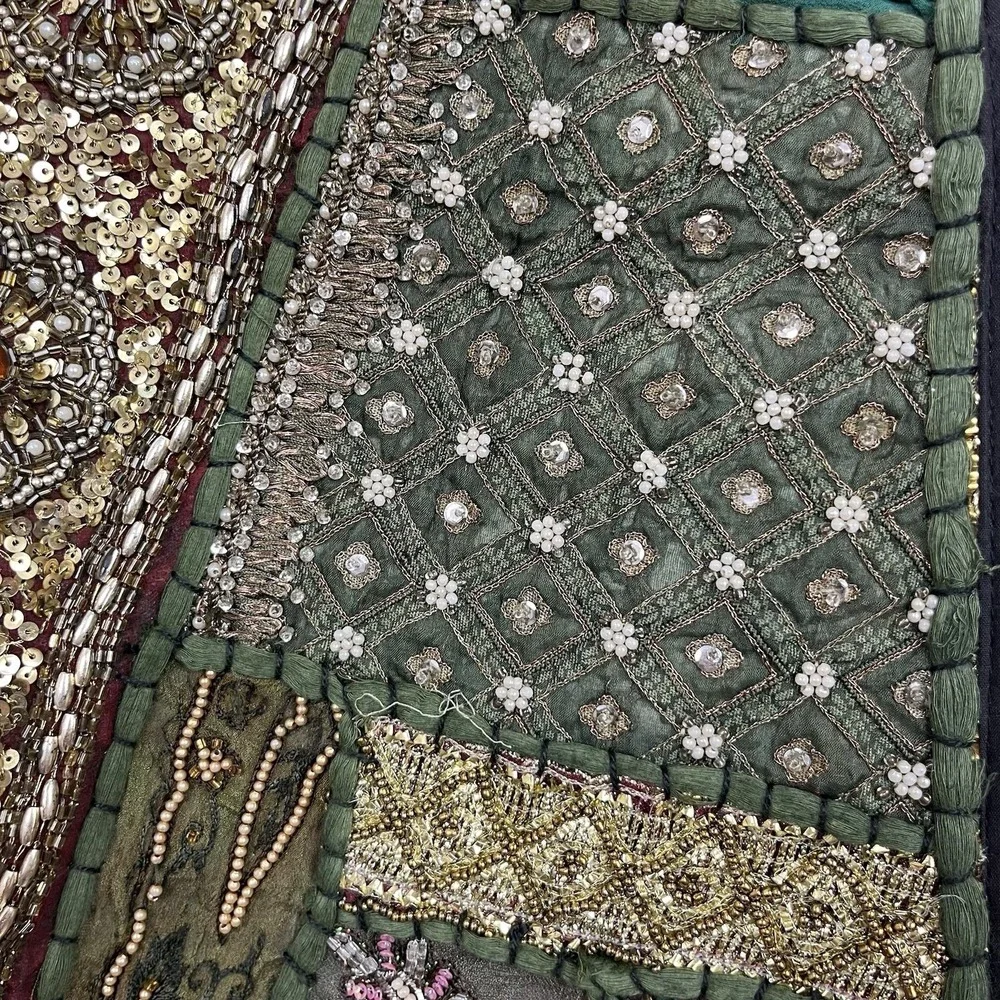 Tapestry Wall Art Hand Crafted Ethnic Beaded